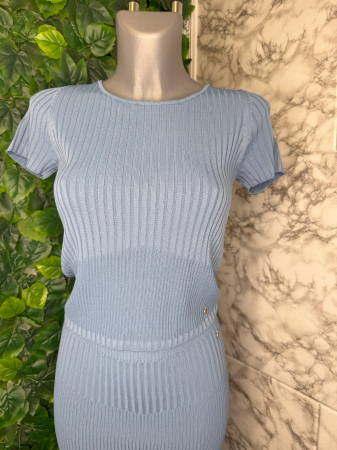 TRICOURI - Tricou damă Guess Albastru Logo