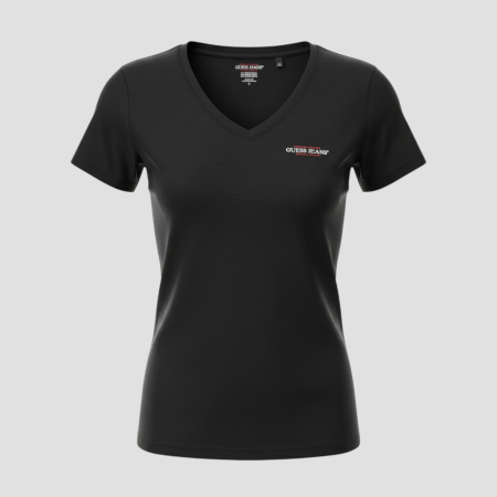 TRICOURI - Tricou Dama Guess Negru, Marimea S