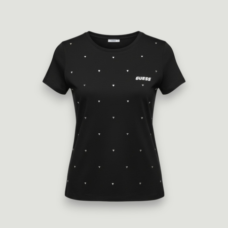 IMBRĂCĂMINTE DAMĂ - Tricou damă Guess Negru Logo