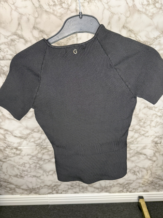 Tricou damă Guess Negru Logo [2]