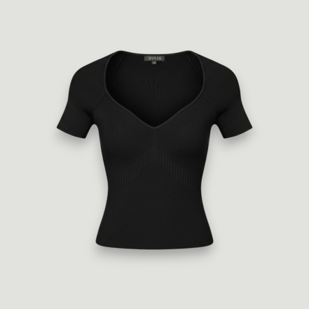 IMBRĂCĂMINTE DAMĂ - Tricou damă Guess Negru Logo