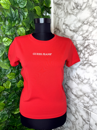 TRICOURI - Tricou Dama Guess Rosu, Marimea M