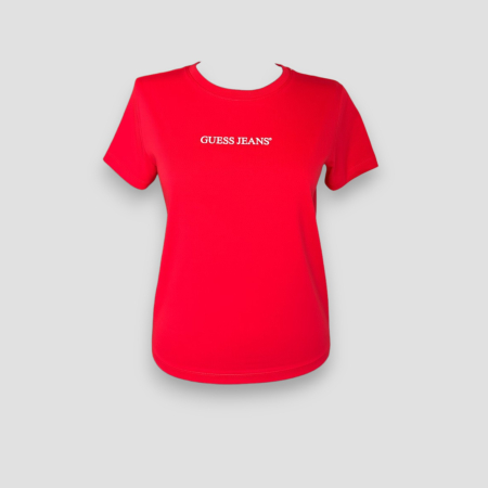 TRICOURI - Tricou Dama Guess Rosu, Marimea M