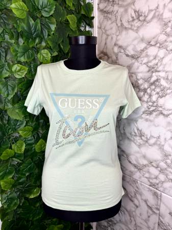 Tricou Dama Guess Verde, Marimea XS [3]