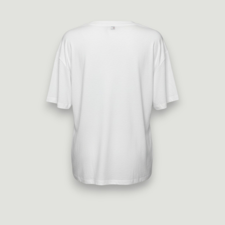 Tricou damă Tommy Hilfiger Alb Logo, original outlet [1]