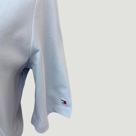 Tricou damă Tommy Hilfiger Albastru Logo, original outlet [1]