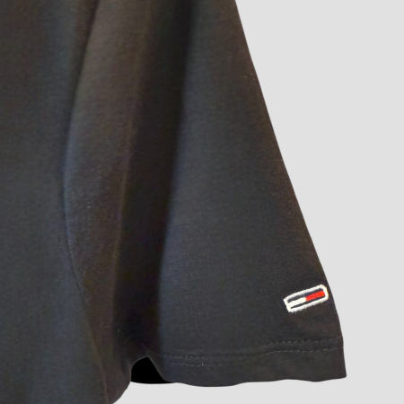 Tricou damă Tommy Jeans Negru, Logo, original outlet [1]