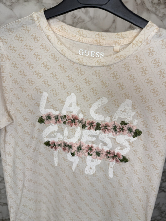 Tricou Guess Femei bej  XS si M casual [2]