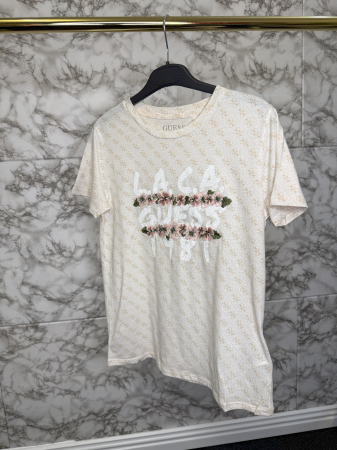 Tricou Guess Femei bej  XS si M casual [3]