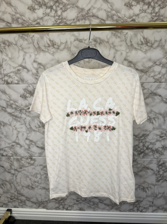 Tricou Guess Femei bej  XS si M casual [1]