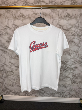 Tricou Guess dama alb S/M original casual [1]