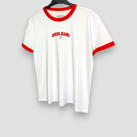 Tricou Guess dama alb S/M original casual [2]