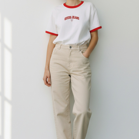 TRICOURI - Tricou Guess dama alb S/M original casual