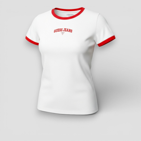 Tricou Guess dama alb S/M original casual [1]