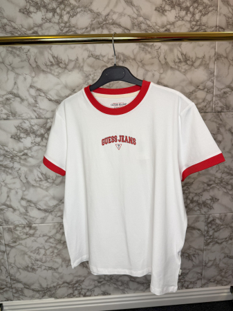 Tricou Guess dama alb S/M original casual [1]