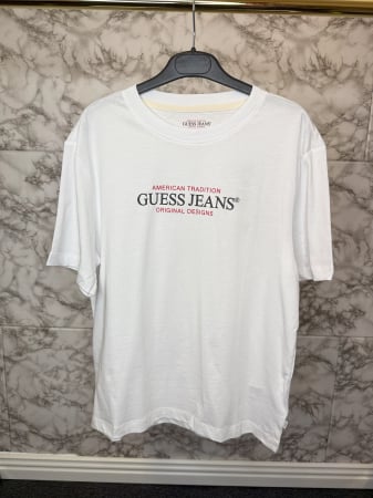 Tricou Guess femei alb XS/S/M original casual [1]