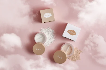 Puff Cloud Face Powder, Pudra compacta matifianta [4]