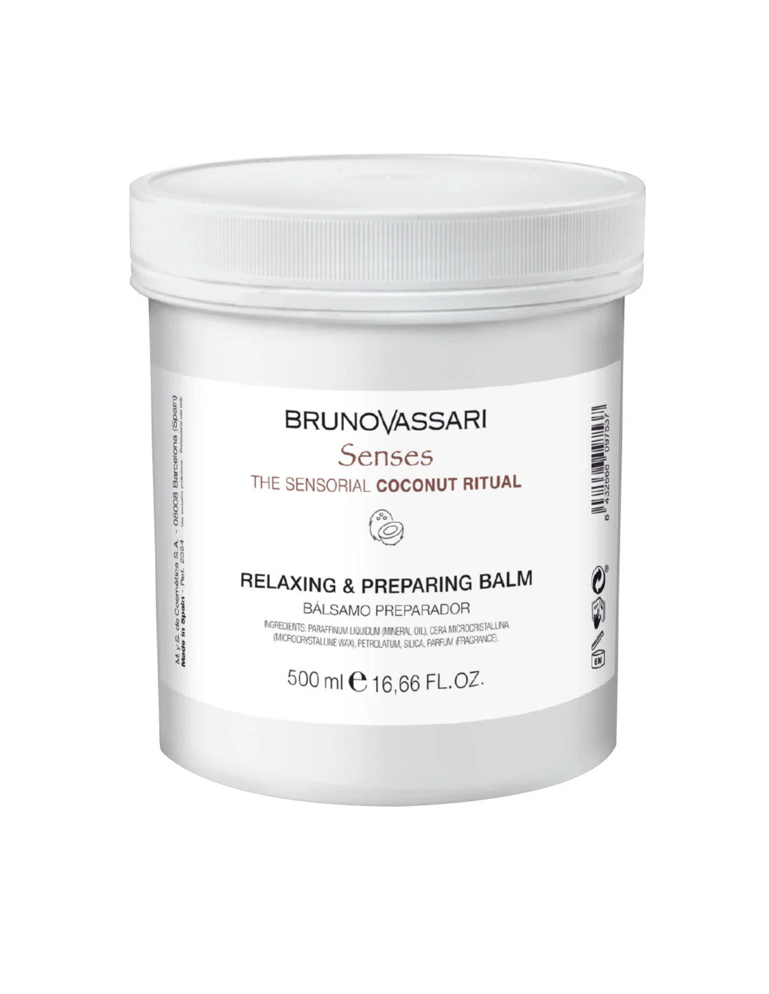 Creme Masaj Corporal - Balsam de corp relaxant 500ml - Relaxing & Preparing Balm - Bruno Vassari
