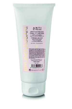 Tipuri De Ten - Crema de Zi Anti-Oboseala Pentru Ten Uscat 200ml - Anti Stress Daily Cream - Bruno Vassari