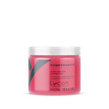 Pre & Post Epilare - Sugar Scrub Pomegranate 520 g Lycon - produs profesional