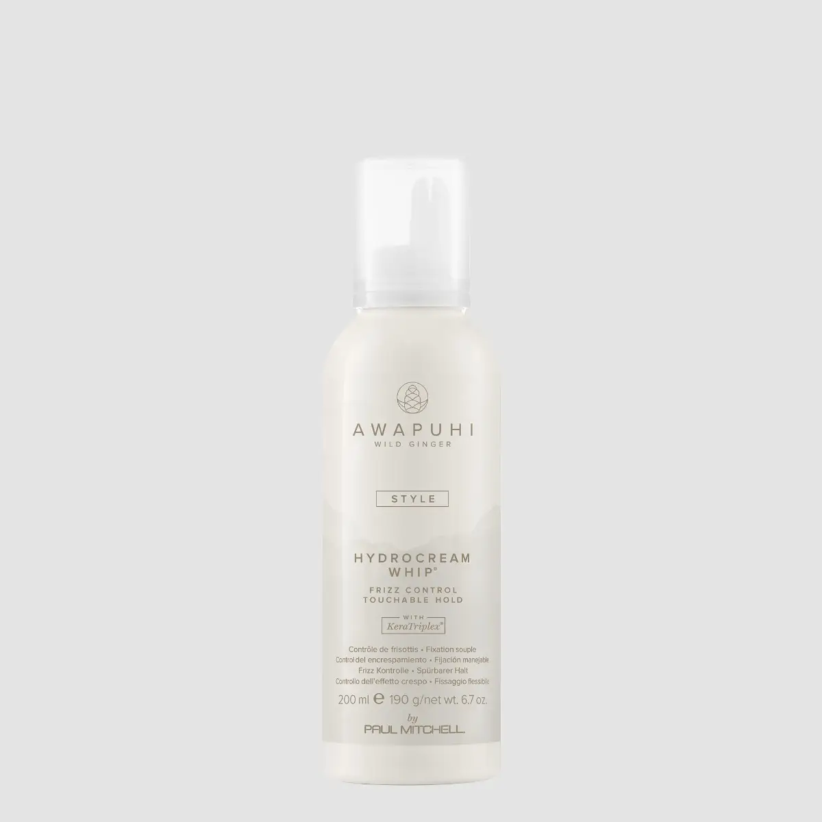 Tipuri de par - HYDROCREAM WHIP, SPUMA DE STYLING HIDRATEAZA SI NETEZESTE PARUL USCAT 200ml
