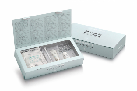 Tipuri De Ten - Kit Profesional de Tratament Pentru Ten Gras/Uleios - Pure Solution Oily Control Treatment - Bruno Vassari