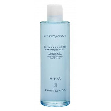 Ten Matur - Lotiune Faciala de Curatare cu Acid Glicolic Pentru Toate Tipurile de Ten 250 ml - Aha Skin Cleanser - Bruno Vassari