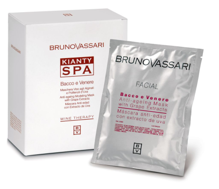 Masti - Masca Anti-Age cu Extract de Struguri 6x30gr - Bacco E Venere- Bruno Vassari
