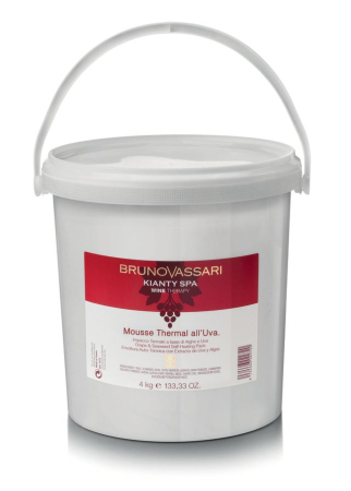 Impachetari Profesionale - Masca Corporala 4000gr - Mousse Thermal All’uva - Bruno Vassari