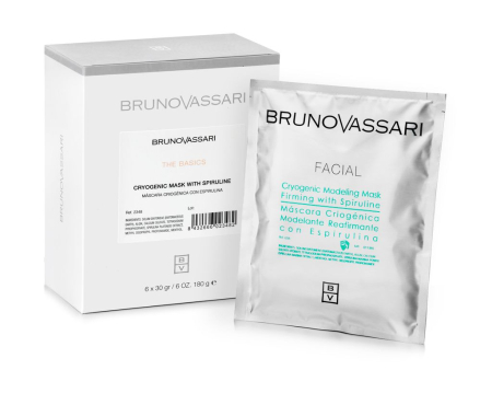 Masti - Masca Criogenica 6x30gr - Cryogenic Modeling Mask Normal and Combination Skin Line - Bruno Vassari