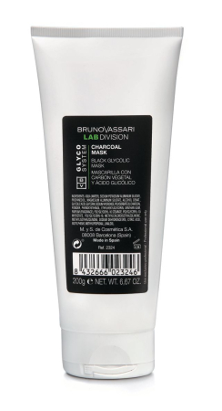 Masti - Masca cu carbune activ si acid glicolic 200g - Charcoal Mask - Bruno Vassari