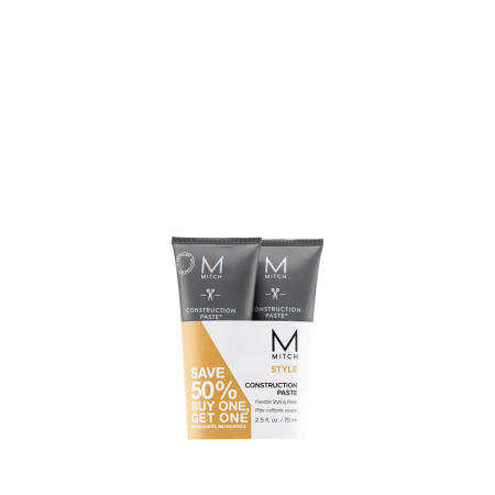 Produse pentru barbati - PACK DUO MITCH CONSTRUCTION PASTE 75 ML, PASTĂ DE STYLING FLEXIBILA 2buc