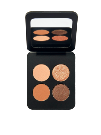 Ochi - Pressed Mineral Eyeshadow Quad, Paleta de fard cu 4 nuante - 4g