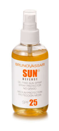 Cosmetice Protectie Solara - Spray pentru protectie solara SPF25 fara ulei, gama Sun Defense - 200ml