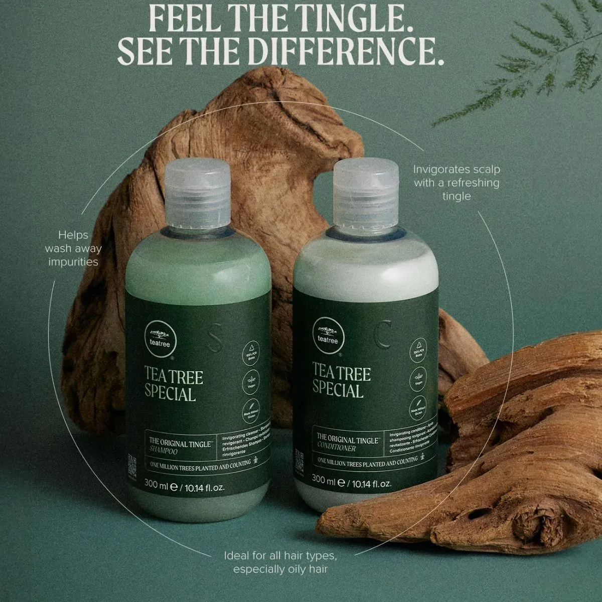 TEA TREE SPECIAL CONDITIONER, BALSAM REVIGORANT PENTRU PAR SI SCALP - 300 ml [1]