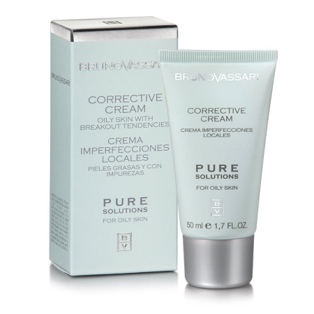 Creme Destinate Tenului Gras Si Acneic - Crema anti-acnee cu aplicare locala, Corrective Cream, gama Pure Solution - 50ml