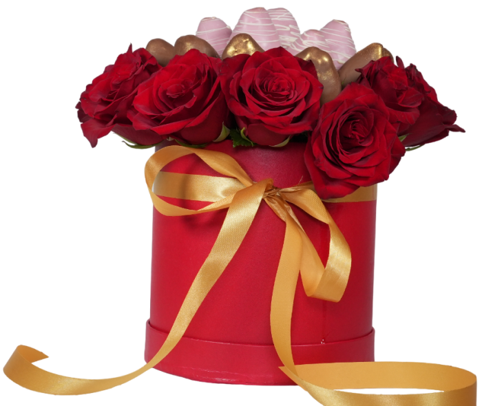 "Blossom" – Buchet de căpșuni în ciocolată [1]