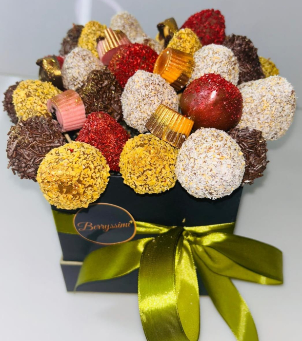 "Dulce Maestro" – Buchet căpșuni în ciocolată [1]