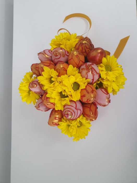 "Joy" – Buchet de căpșuni în ciocolată [3]