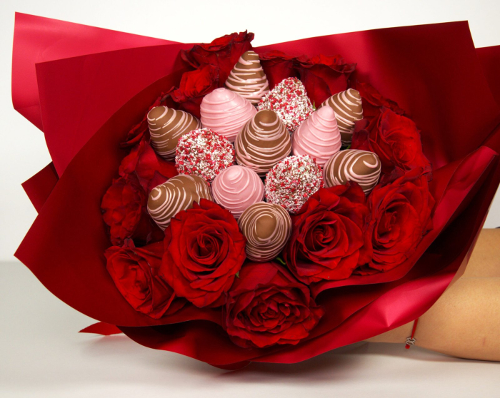 "My Passion" – Buchet de căpșuni în ciocolată [2]