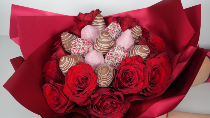 "My Passion" – Buchet de căpșuni în ciocolată [3]
