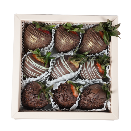 Capsuni in Ciocolata - "Just Black" – Căpșuni în ciocolată