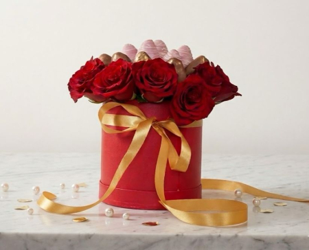 Buchete de Capsuni in Ciocolata - "Blossom" – Buchet de căpșuni în ciocolată