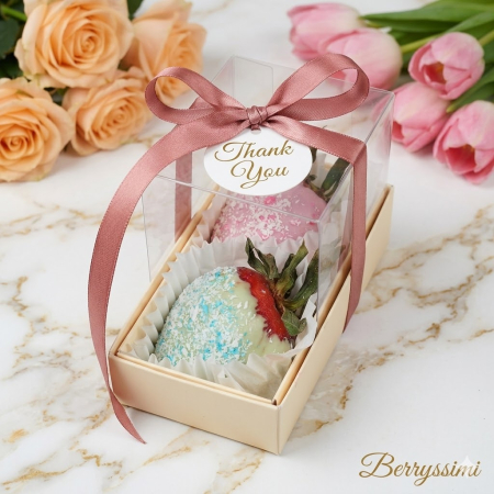 Marturii Botez si Nunta - "Duo Lemon" – Mărturii căpșuni în ciocolată