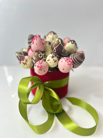 Buchete de Capsuni in Ciocolata - "Velveta" – Buchet de căpșuni în ciocolată