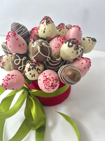 "Velveta" – Buchet de căpșuni în ciocolată [2]