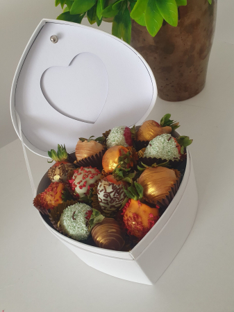 Capsuni in Ciocolata - "Little Heart" – Căpșuni în ciocolată