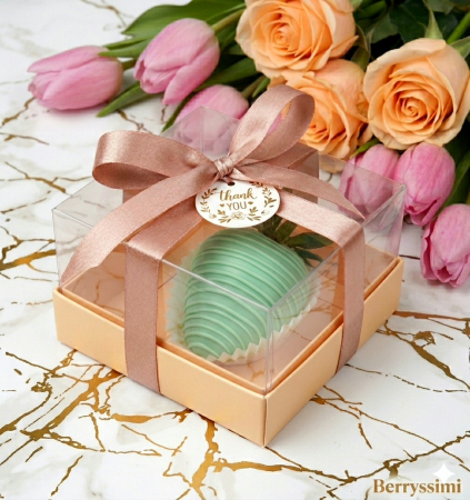 Marturii Botez si Nunta - "Lemon" – Mărturie căpșuni în ciocolată