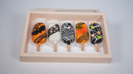 Halloween - "Scary Pumpkin" – Cakesicle în ciocolată