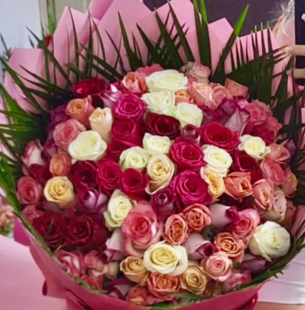 "Empire Rouge" – Buchet 101 trandafiri [3]